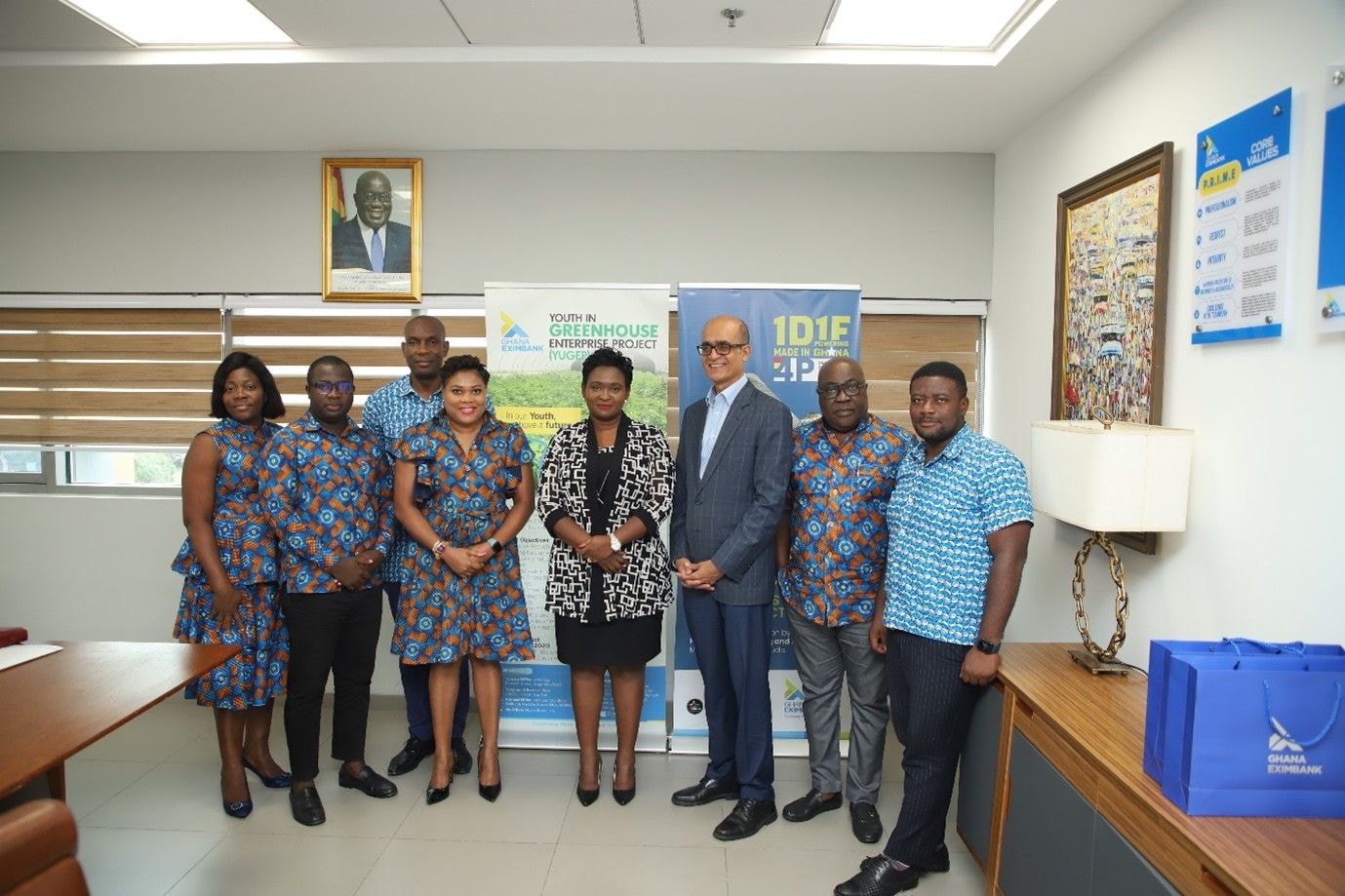 GEXIM hosts Caribbean Export Development Agency Executive Director