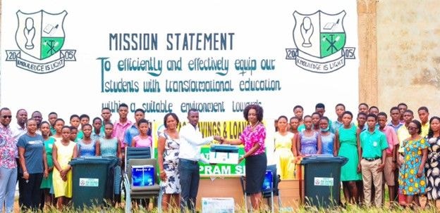 ASA Savings and Loans donates to Prampram SHS