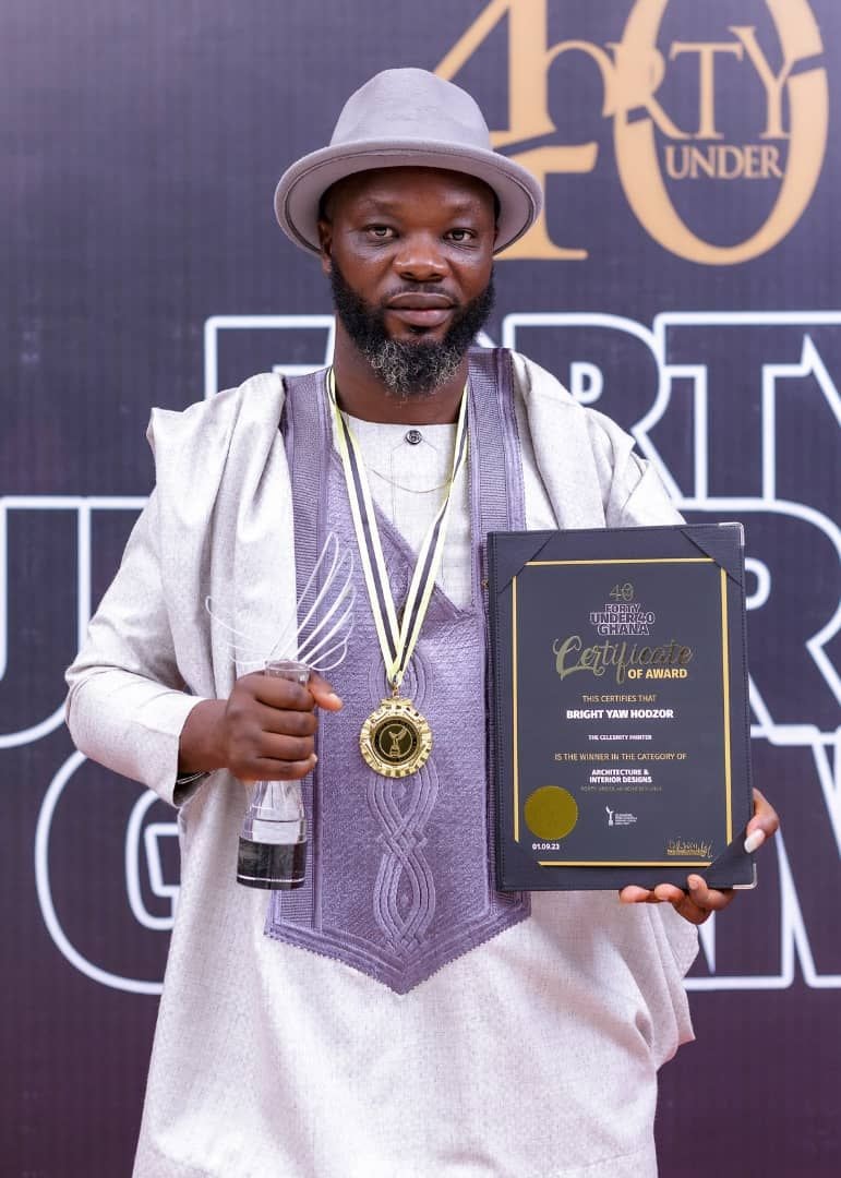 Bright Yaw Hodzor wins 2023 40 Under 40 Award for Architecture and Interior Design