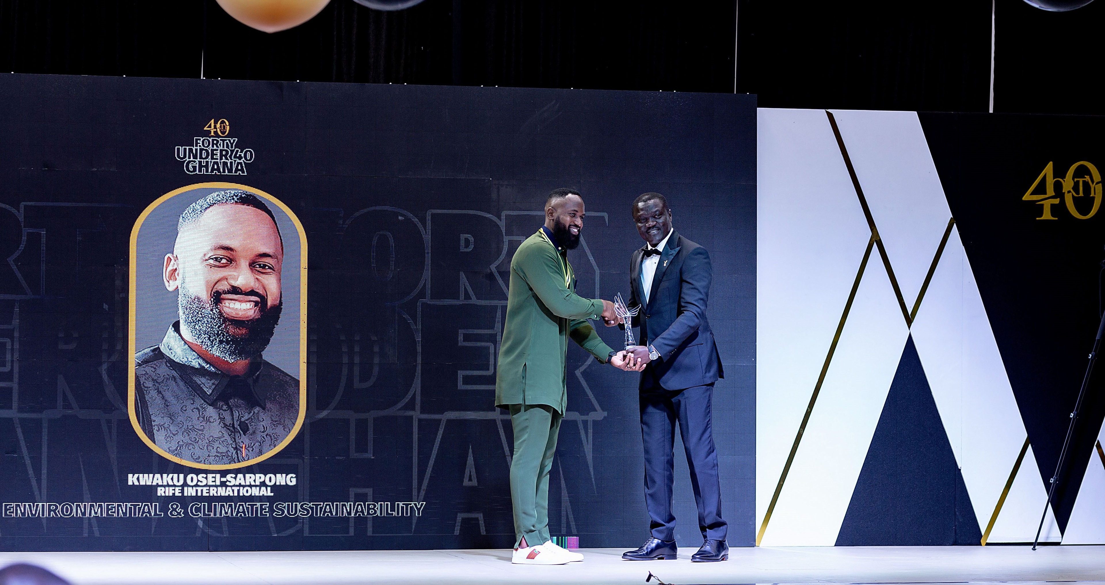 Ghana's 40 under 40 Award celebrates Kwaku Osei-Sarpong's clean energy success