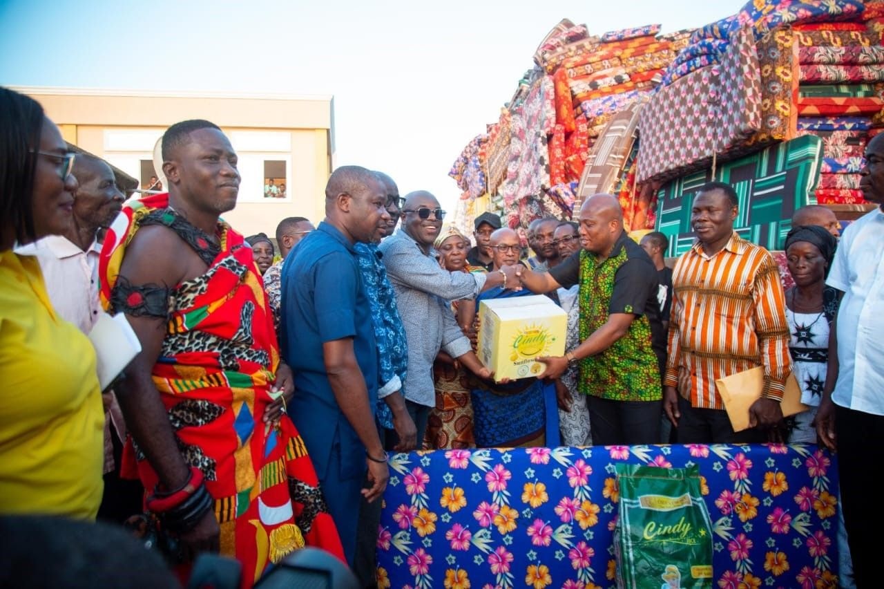 First Sky Group gives GH¢1m worth of relief items to flood victims