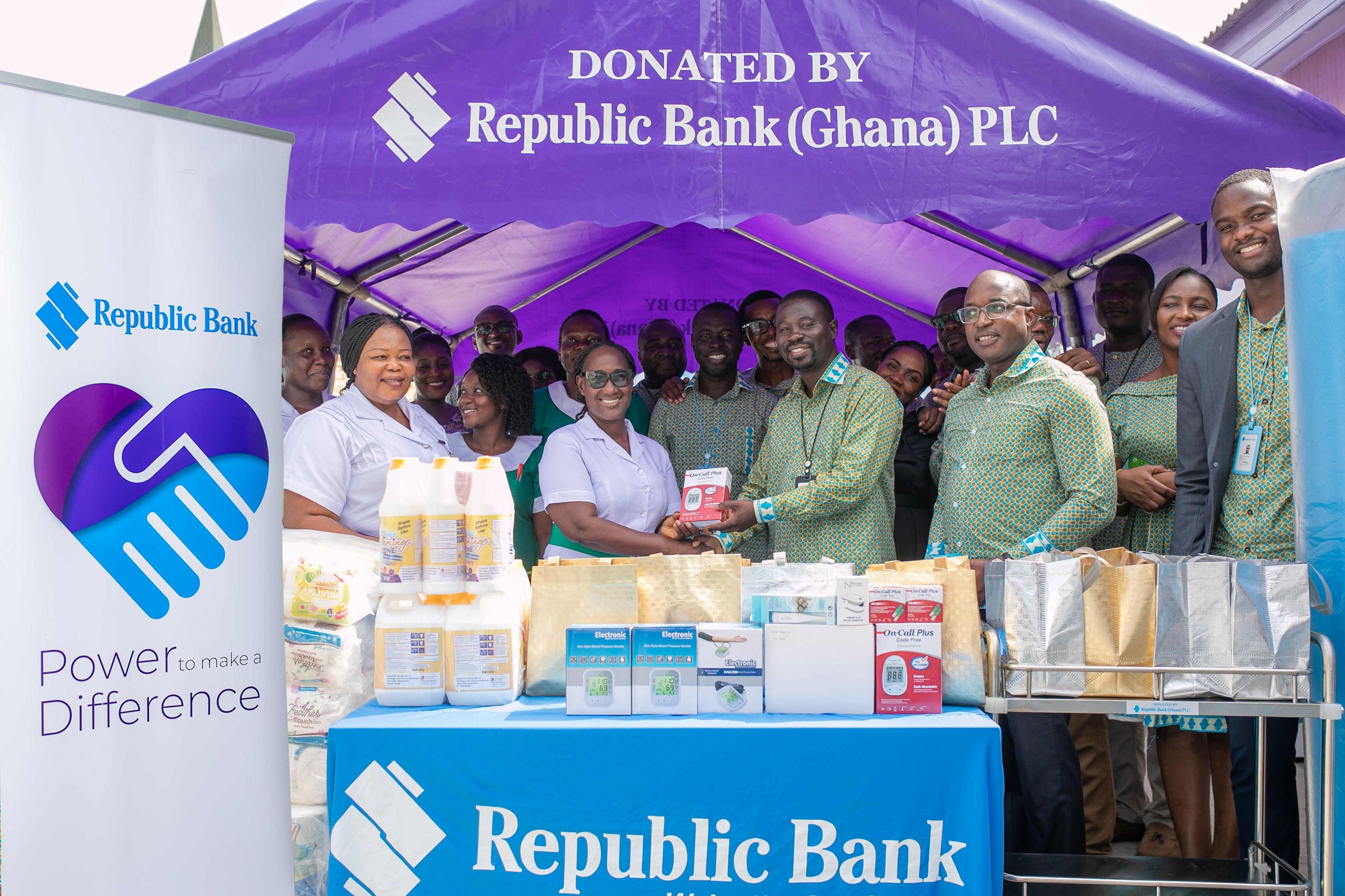 Republic Bank supports Osu Gov’t Maternity Home with essential equipment