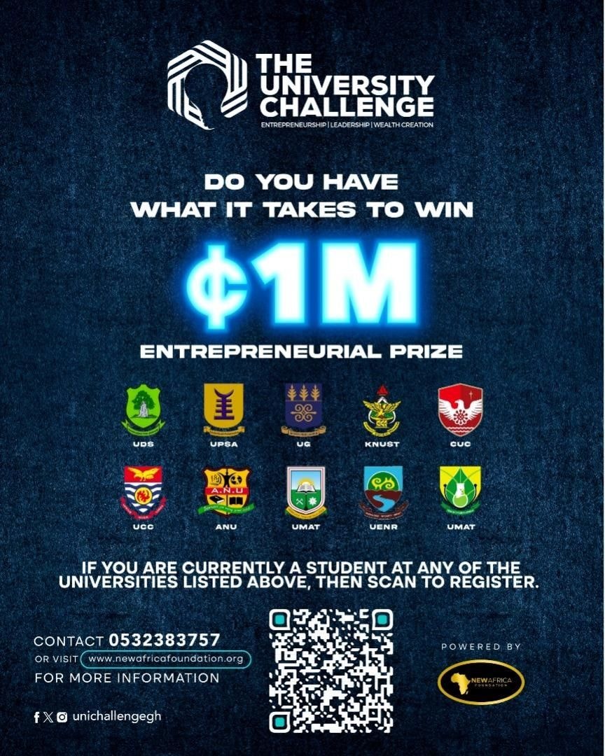 The University Challenge – 10 universities, 10 teams, GH¢1m entrepreneurial prize!