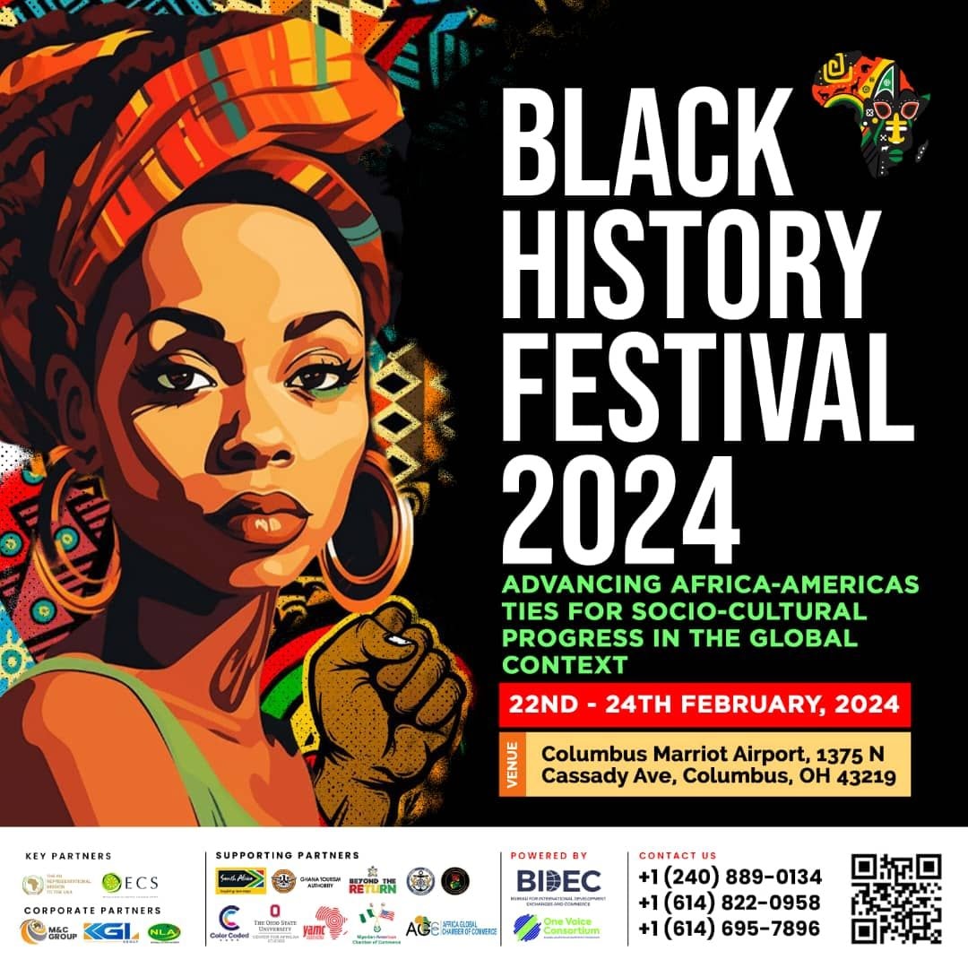 Black History Festival 2024 to unite global African Diaspora in Columbus, Ohio