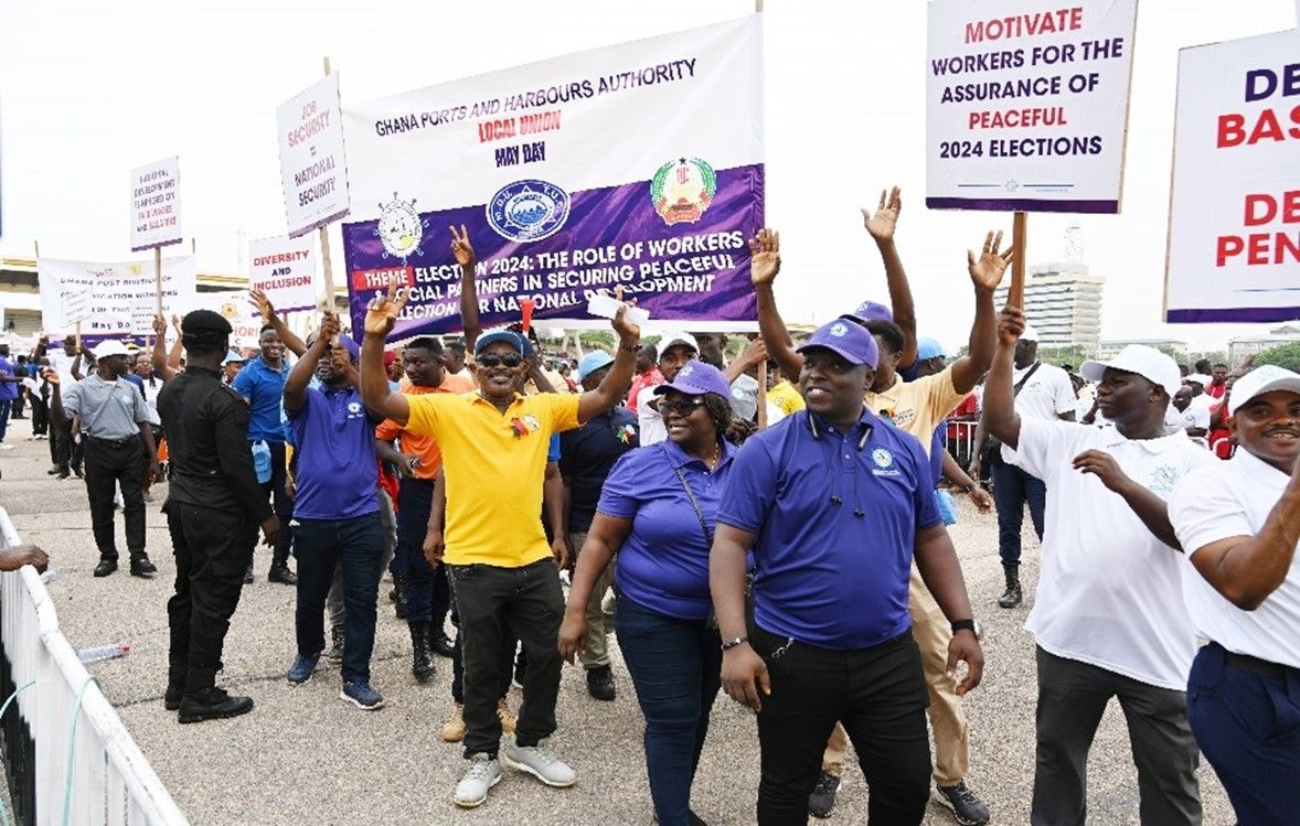 GPHA workers join other maritime sector agencies to mark May day