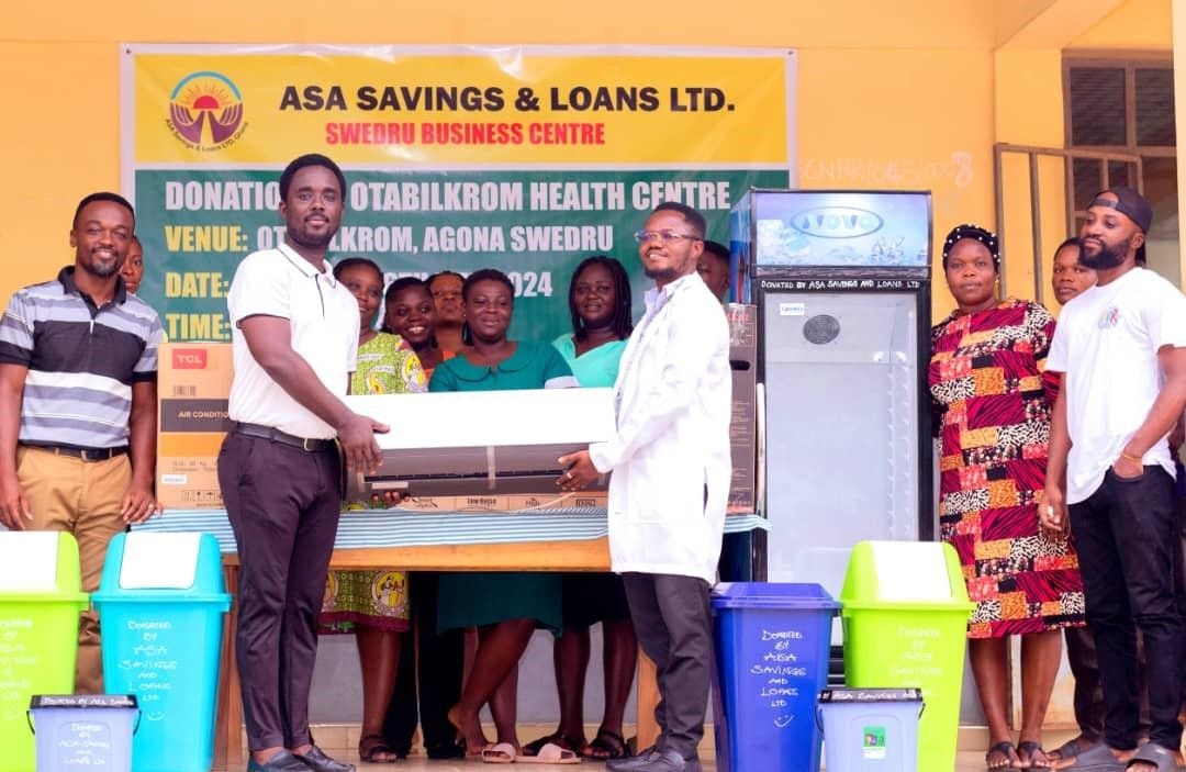 Otabilkrom Health Centre supported by ASA Savings and Loans