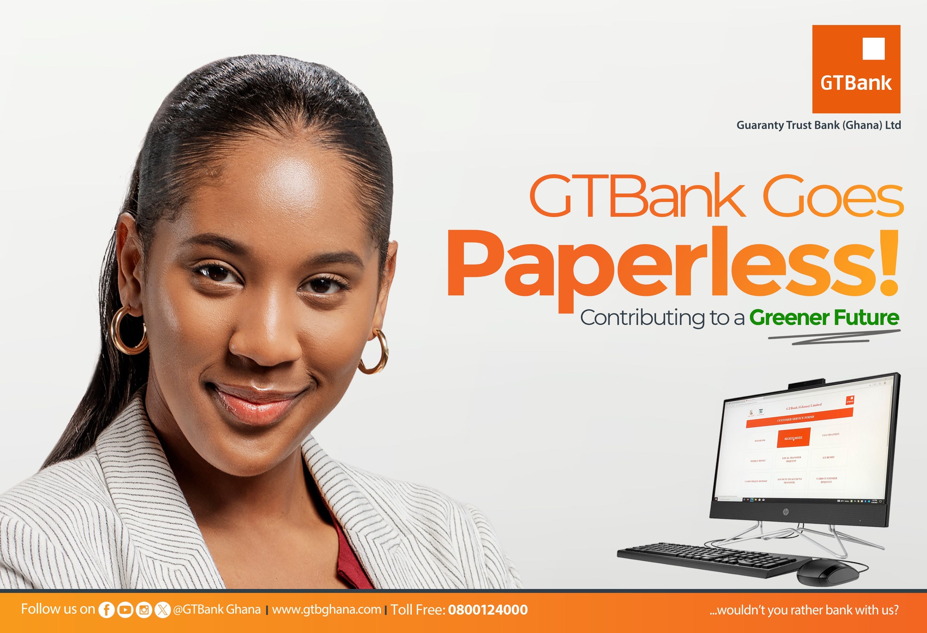 GTBank Paperless Banking: Contributing to a Greener Future
