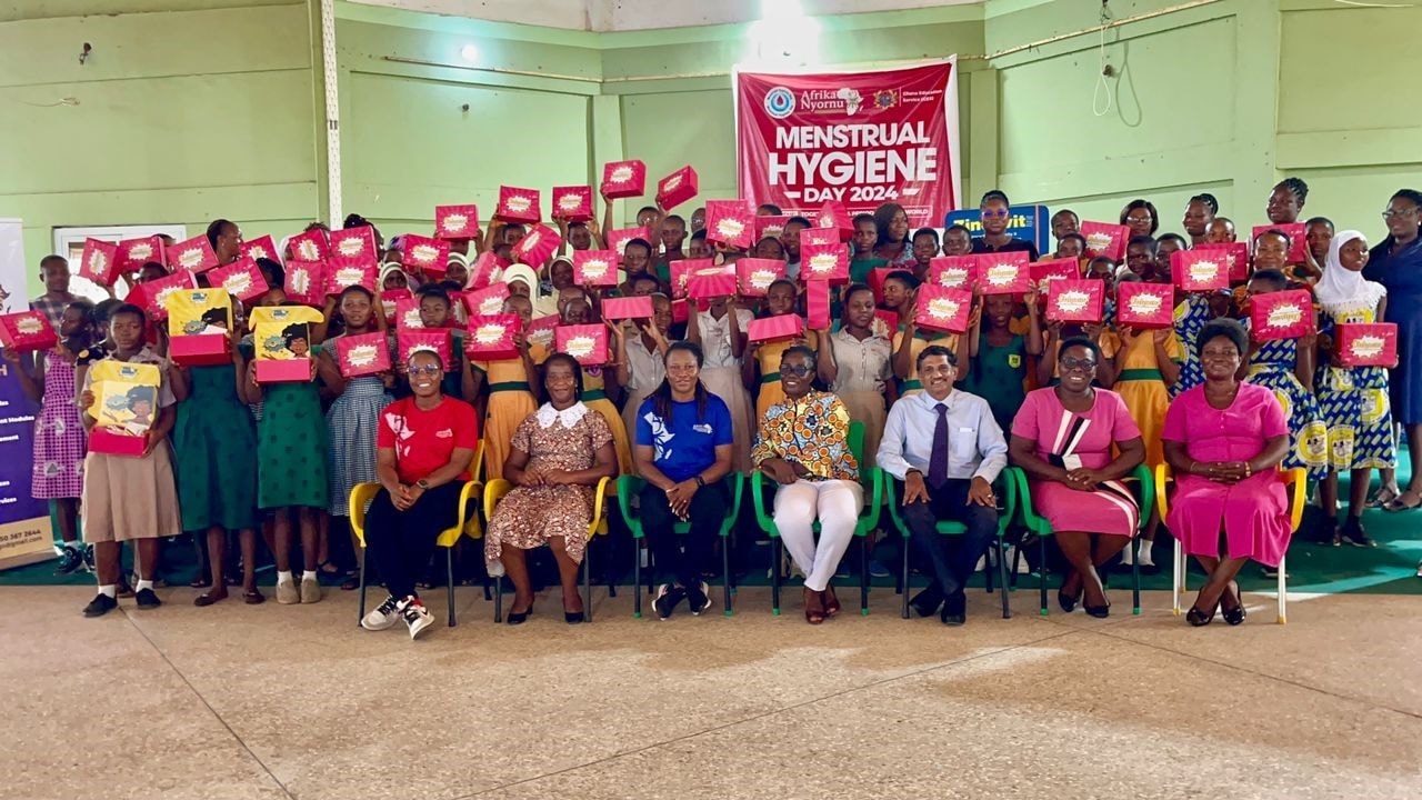 Africa Nyornu to support 1,000 girls with free menstrual hygiene management training and pads in 2024
