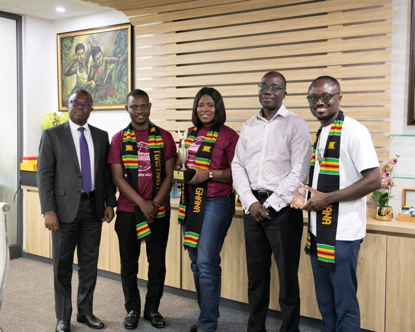 Fidelity Bank champions exhibit excellence at Toastmasters Africa Conference, speech contests