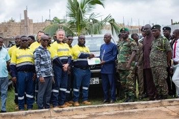Newmont donates 3 vehicles to Ghana Armed Forces
