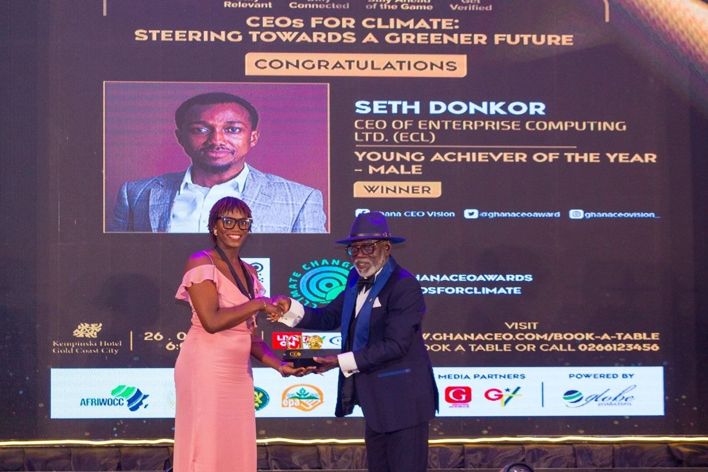 ECL's Seth Donkor clinches top honor at 3rd Ghana CEO Awards