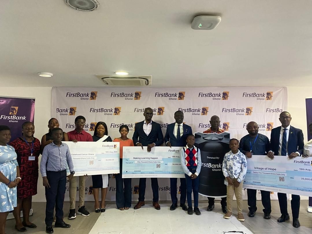 FirstBank supports education, orphanage and cancer treatment with over GHȼ200,000