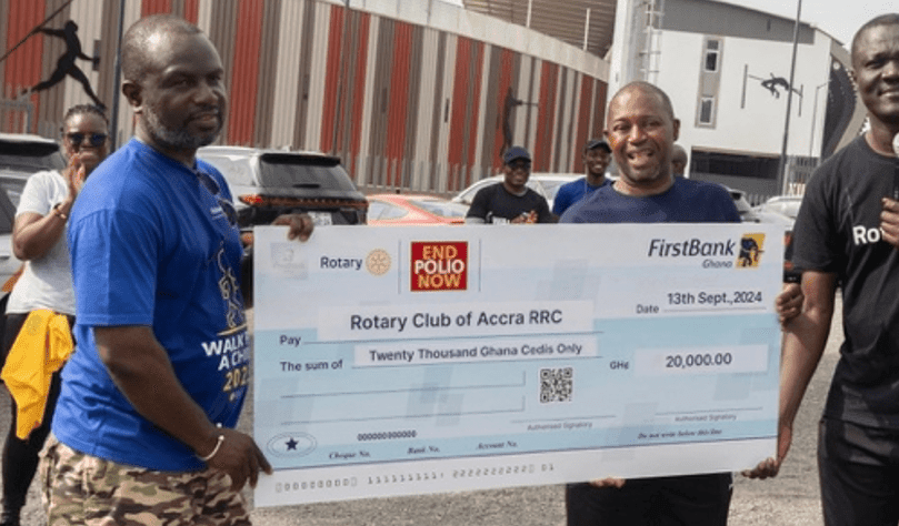 FirstBank staff raise GHS 40,000 to support rotary club projects