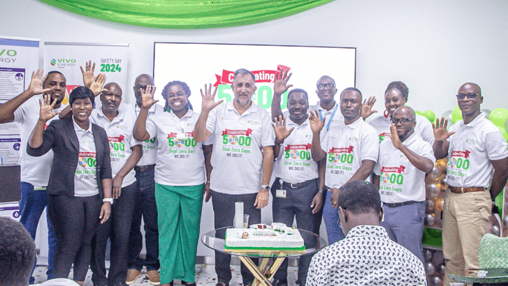 Vivo Energy achieves outstanding safety milestone