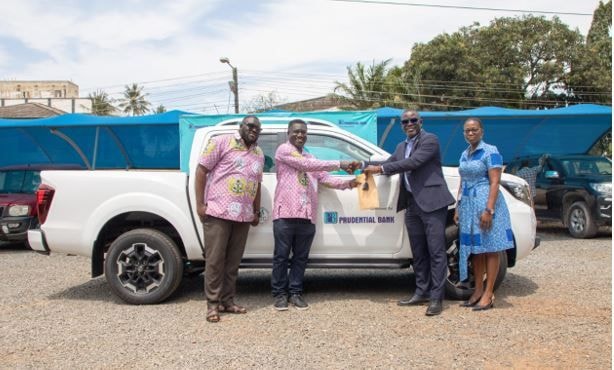 Prudential Bank supports 2024 Ghana Teacher Prize with 4x4 pick-up truck