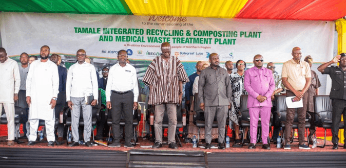 Waste management sector receives major boost: as new Recycling Plants are inaugurated in Tamale