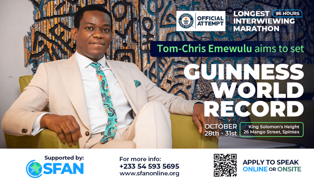 EdTech pioneer Tom-Chris Emewulu aims for Guinness World Record