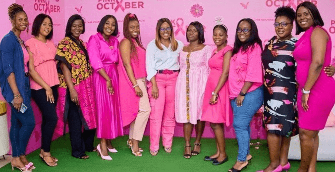 MTN employees support breast cancer patients