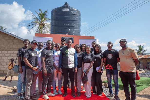 22 Bet Africa donates borehole to Have-Fiakpokorpe community