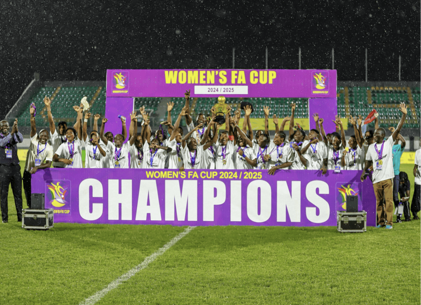 Faith Ladies, Police Ladies celebrate historic wins