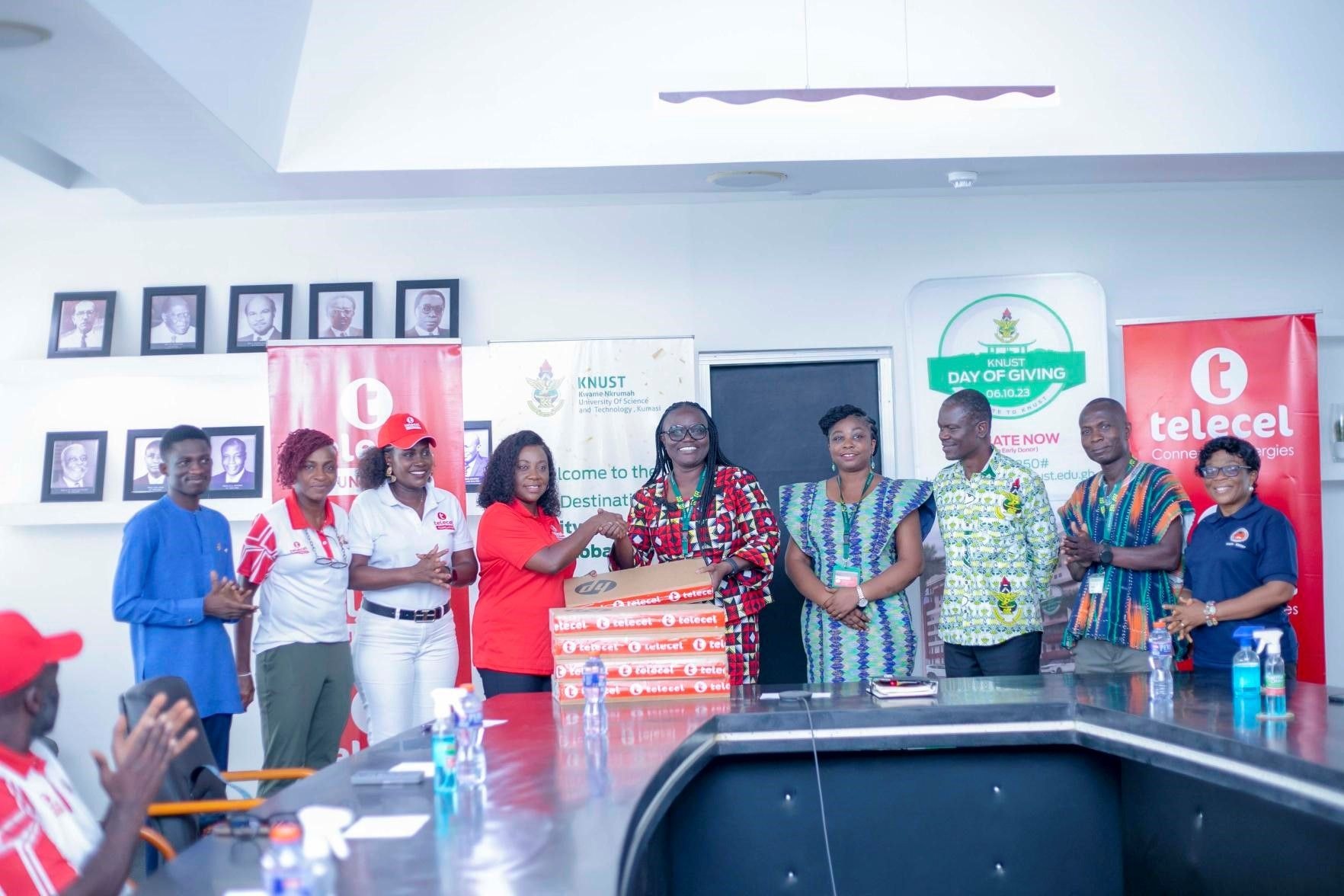 Telecel Foundation donates 100 laptops to KNUST to support deprived students