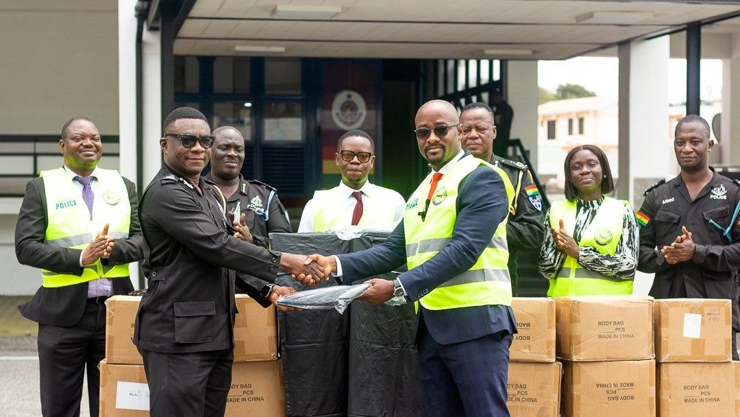 NIC donates 300 body bags to the Police MTTD