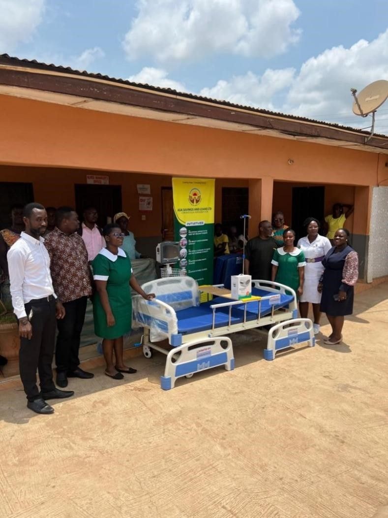 ASA Savings and Loans donates medical equipment to Abuakwa Polyclinic