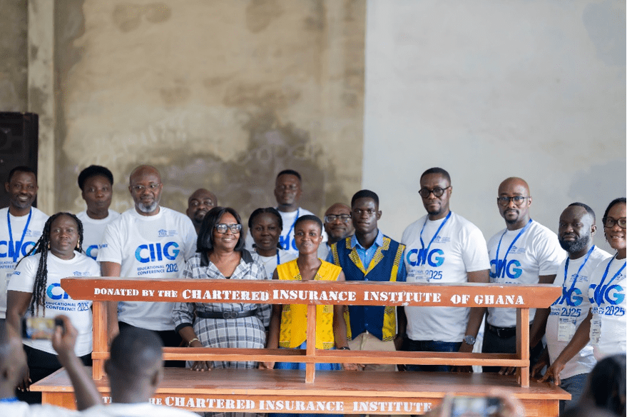 YIPS Ghana, CIIG donate dining furniture and souvenirs to Bompeh Senior Technical School