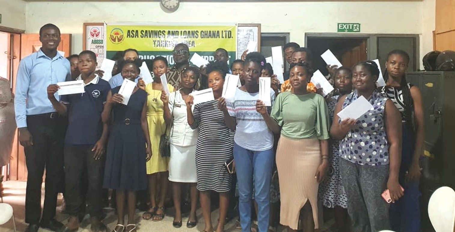 ASA Savings and extends educational support to 25 students at Tarkwa