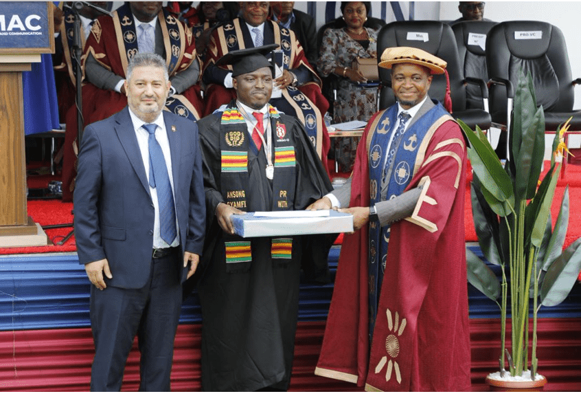 UniMAC male graduate sweeps top honours with 1st-class