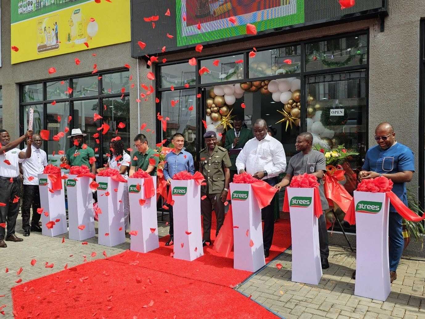 Chinese paint giant 3trees opens first African showroom in Accra