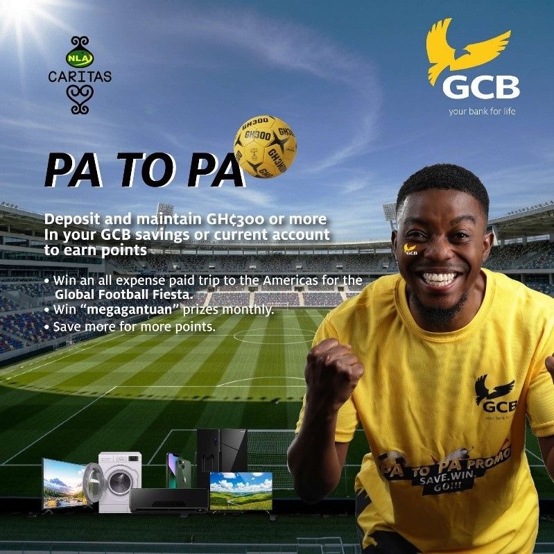 GCB Bank’s ‘Pa To Pa’ promo to sponsor 5 customers to global football festival