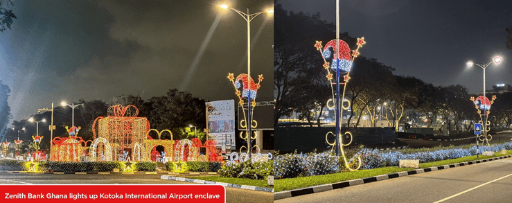 Zenith Bank lights up Airport enclave, Zenith Heights for Christmas