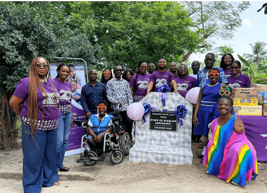 StarLife Assurance inaugurates mechanized borehole for Precious Feet International