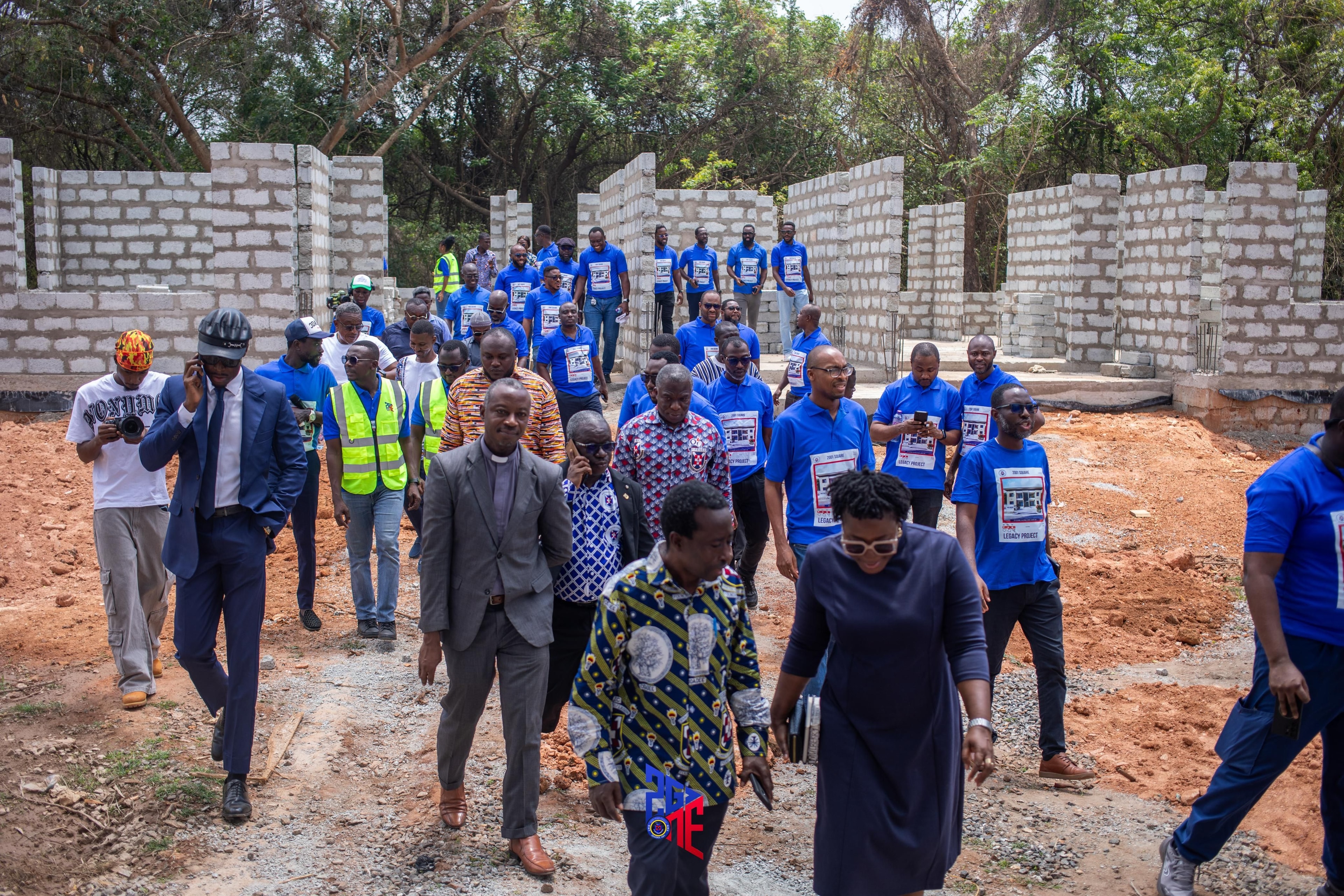 PRESEC-Legon 2001 group holds sod-cutting, fundraising ceremony for teacher accommodation project