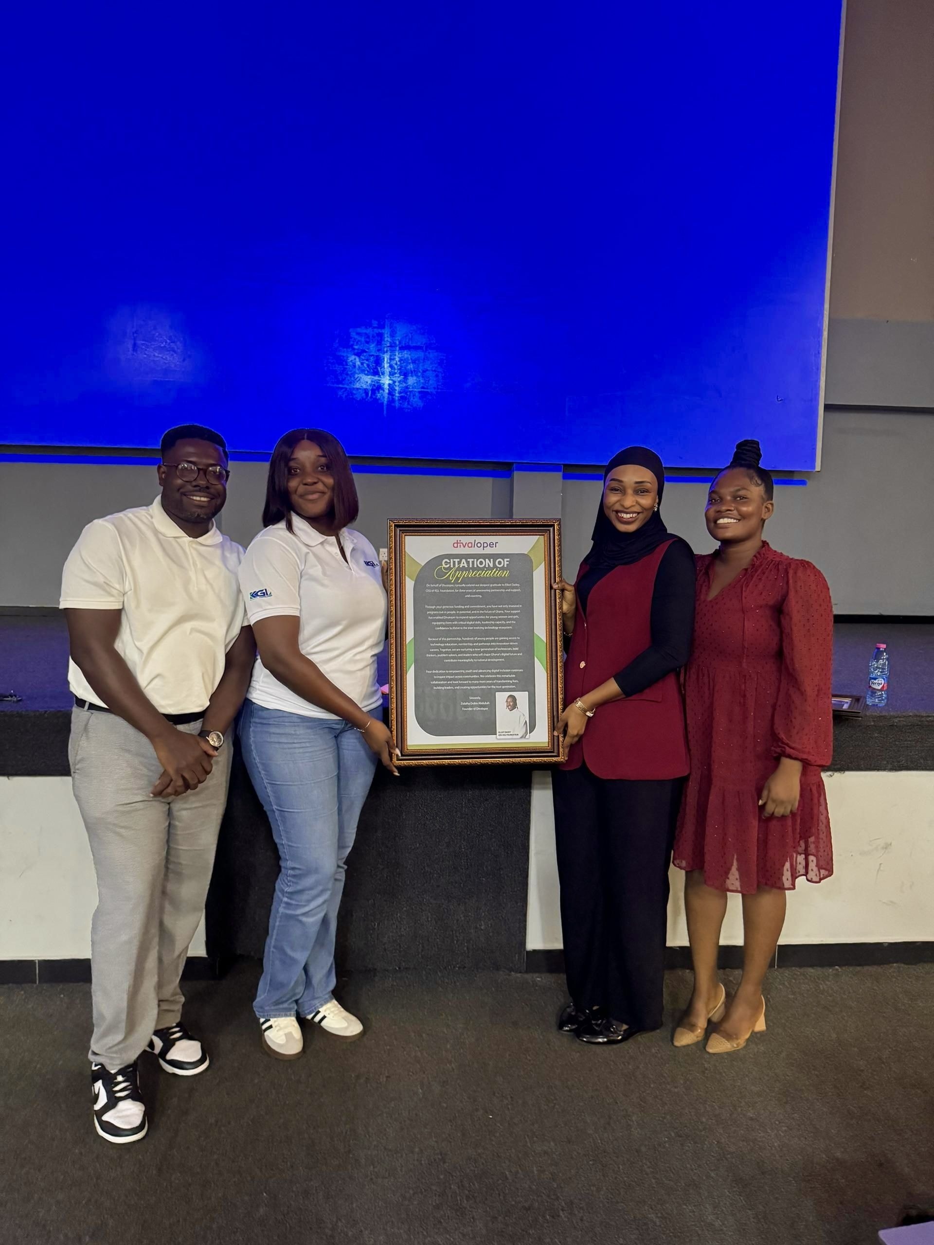 KGL Foundation renews partnership with Divaloper to empower adolescent ,girls, young women through technology education