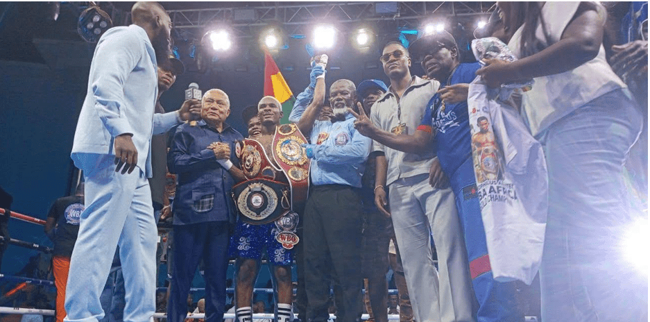 Allotey demolishes Erastus to clinch WBA Africa crown