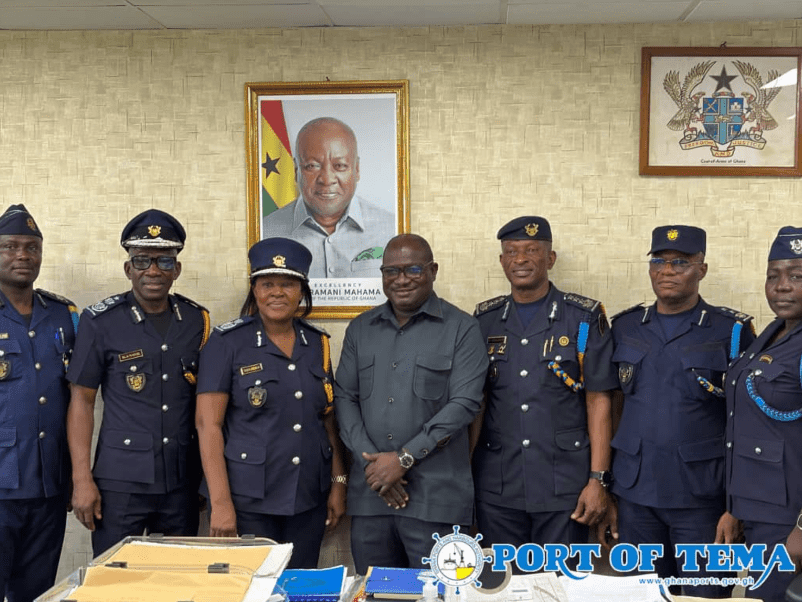 Tema port deepens customs ties as acting commissioner pays working visit
