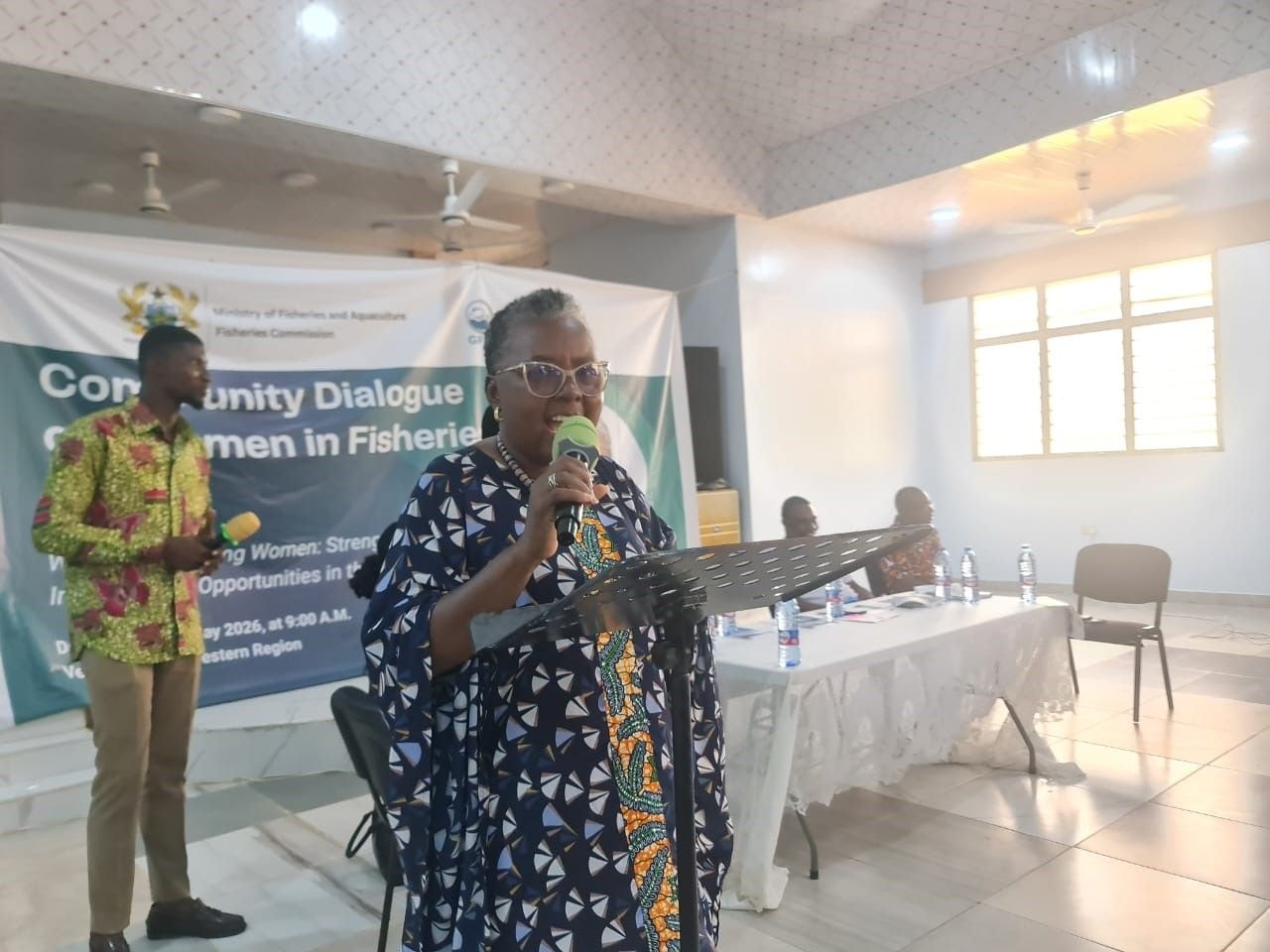 Fisheries minister calls for support for women