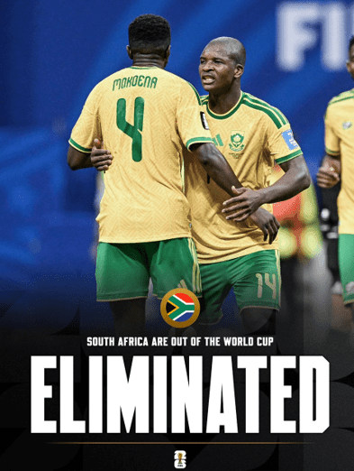 Record nine African teams storm World Cup knockouts, but South Africa falls at 1st hurdle
