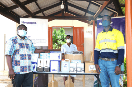 Newmont supports communities with Isolation Unit and GH¢166,000 worth of COVID-19 supplies
