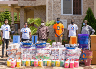 Nabrok Foundation supports COVID-19 fight in Asuogyamang Constituency