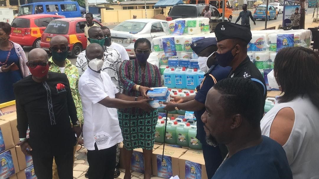 Home-style donates COVID-19 relief items worth Gh¢50,000