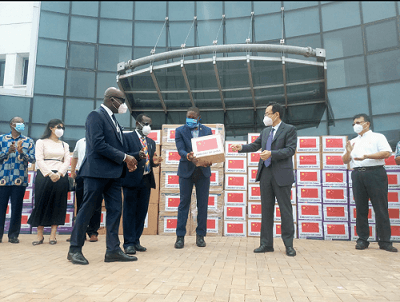Chinese community donates PPE to 2 hospitals