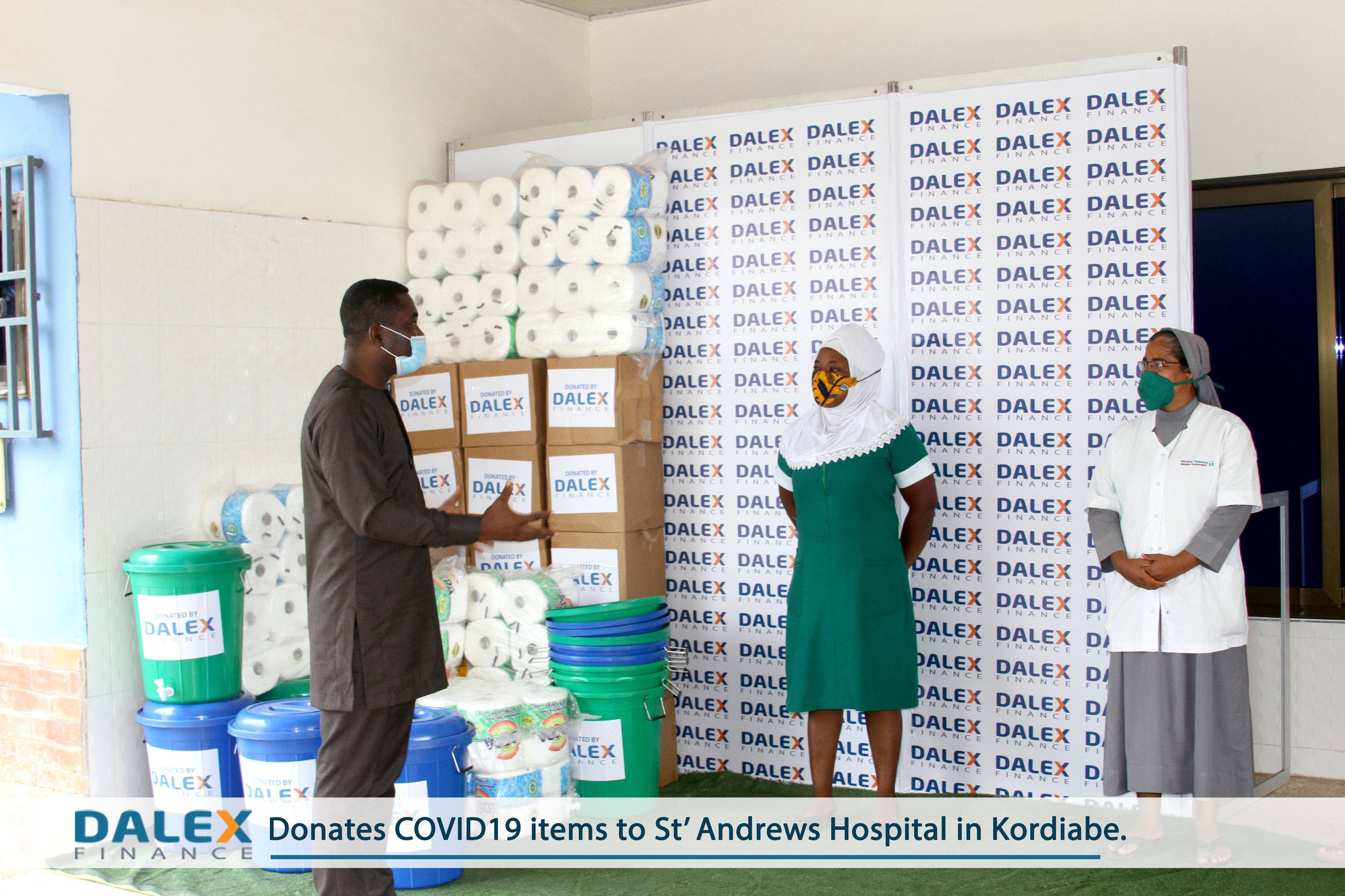 Dalex Finance donates to St. Andrews Catholic Hospital, Kordiabe