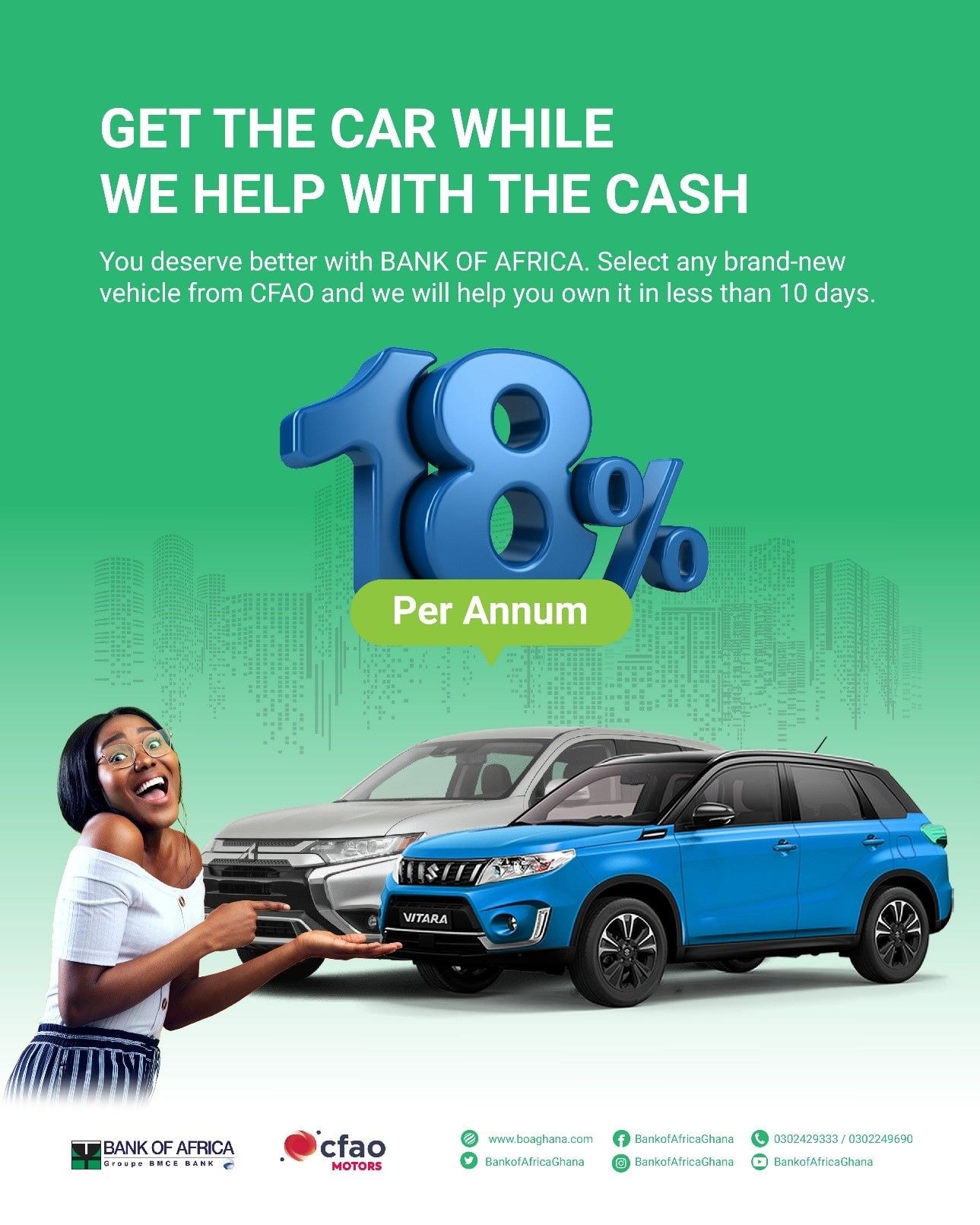 Bank of Africa partners CFAO to introduce new vehicle finance facility