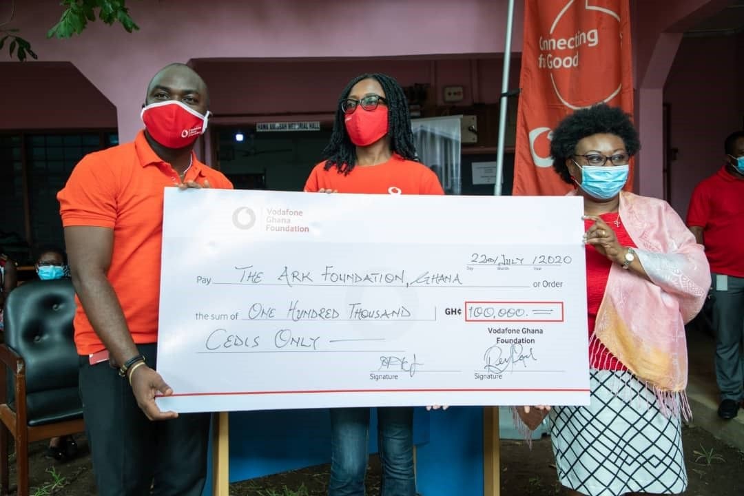 Vodafone employees raise GH¢100,000 to support domestic abuse survivors