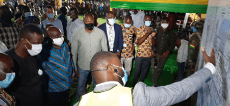 President cuts sod for GNPC’s US$25m operational head office in T’di