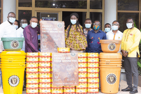 Guinness partners Ghana Health Service to support education on safety protocols in open-bars   