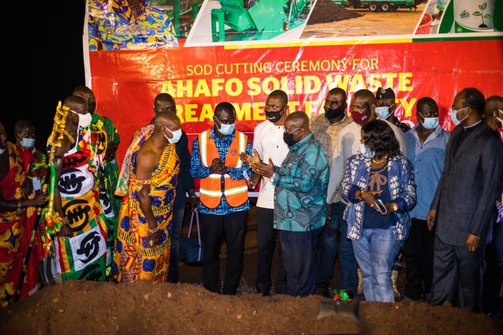 Ahafo chiefs, people  praise gov’t for solid waste plant